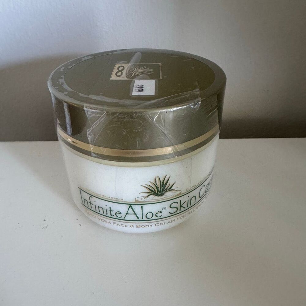 NEW Infinite Aloe Skin Care Face Body Cream 8oz All Skin Types Organic Sealed - Picture 3 of 8